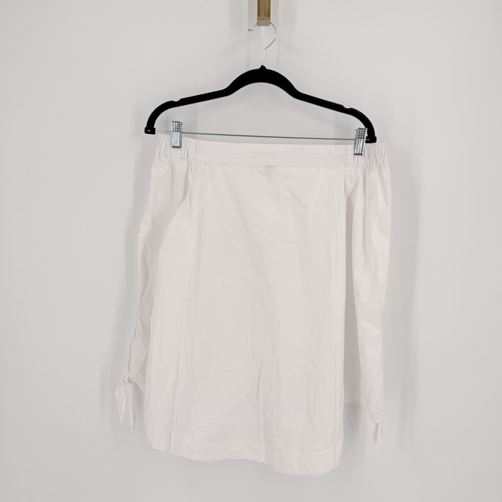 Free People White Off-Shoulder Blouse